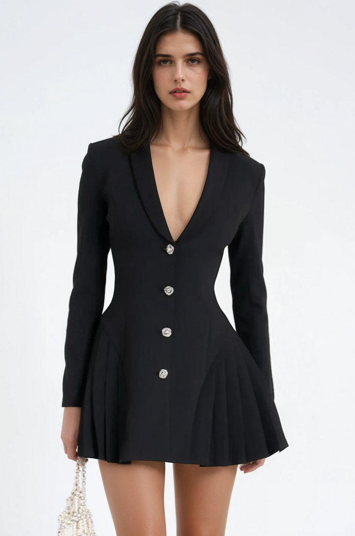 Elegant Blazer Mini Elbise