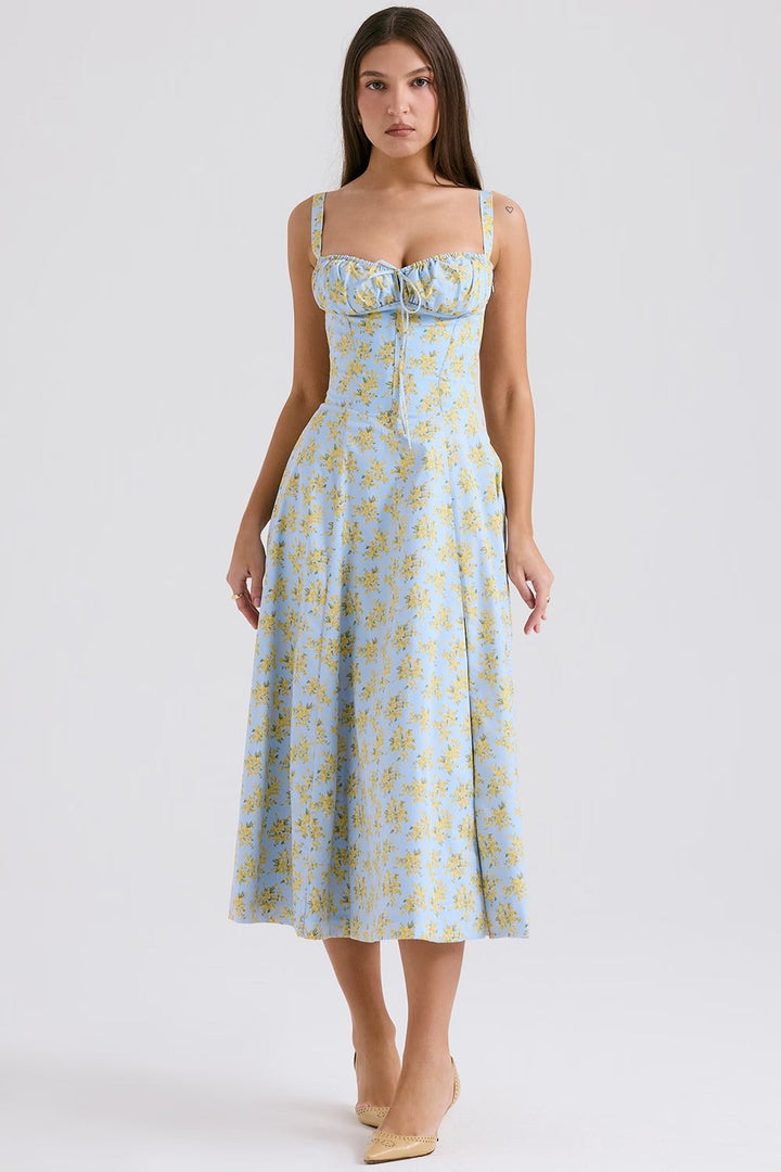 Carmen Vintage Blue Floral