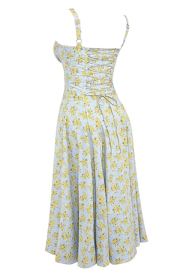 Carmen Vintage Blue Floral