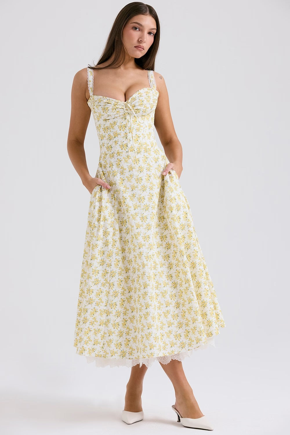 Rosalee White Floral