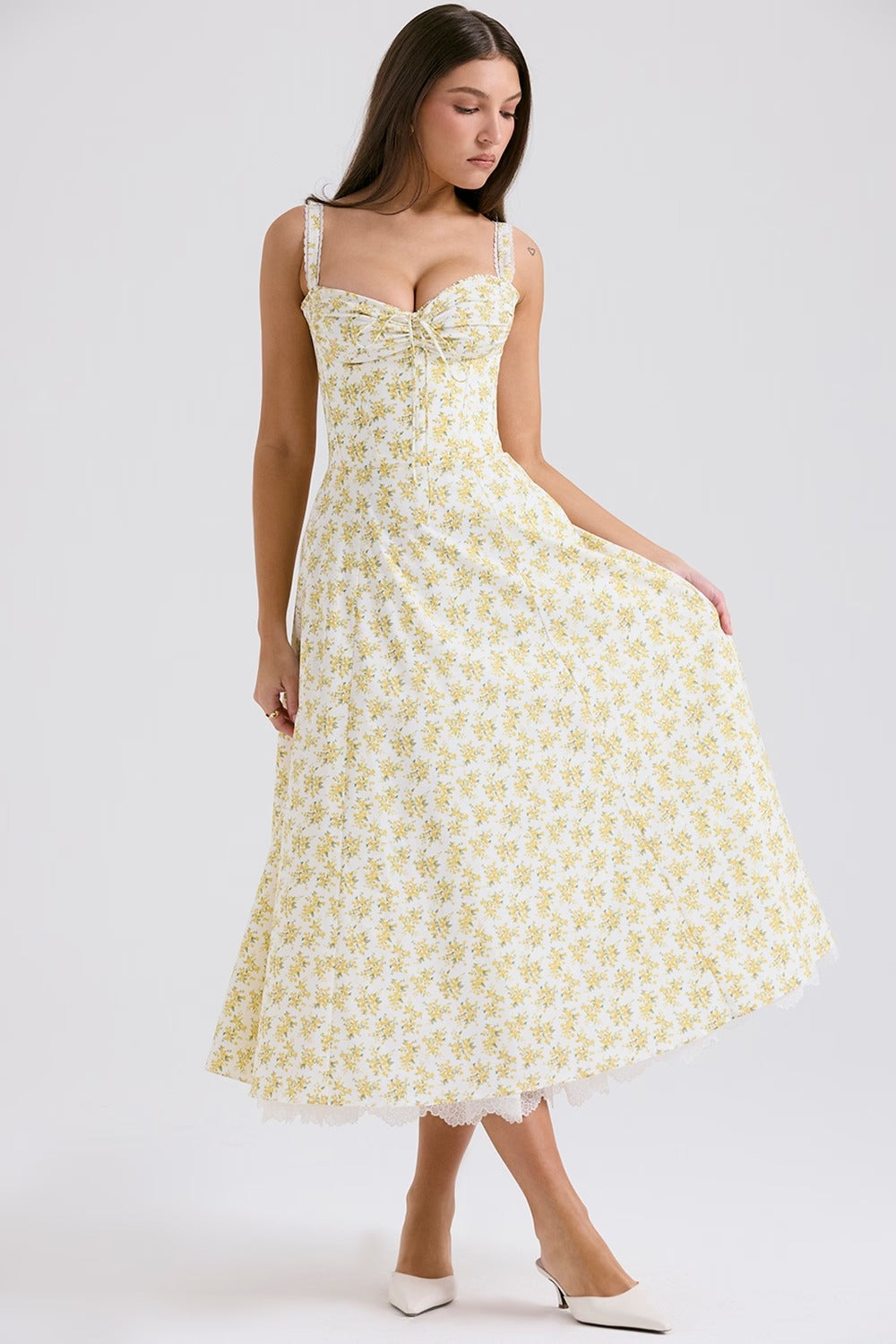 Rosalee White Floral